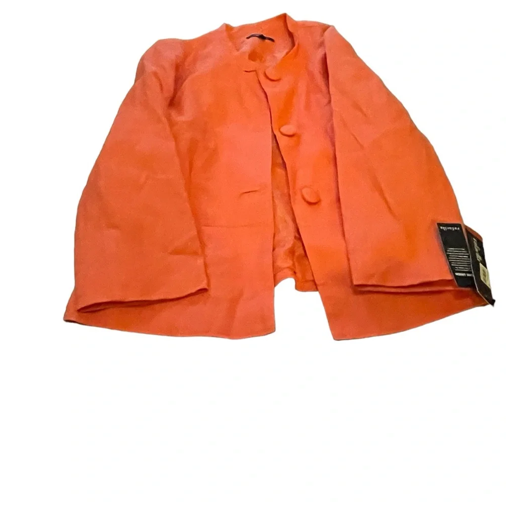 Rafaella bright pink button up blazer - Picture 1 of 7
